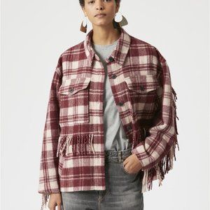Isabel Marant Filora Plaid Jacket | size 34 / US 2 / oversized small